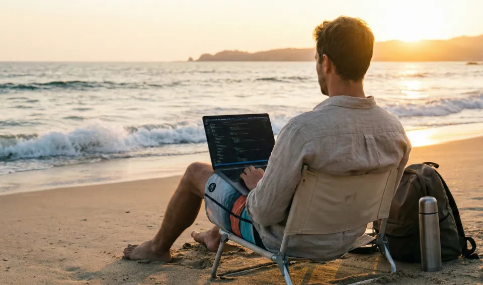 Beach I'm a Developer